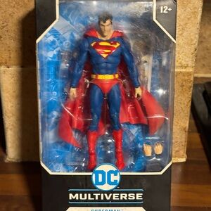 DC Superman Action Comics Figure in Blue and Red